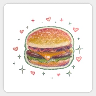 Burger lover Magnet